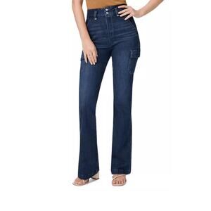 Paige Dion Jeans High Rise Cargo Pockets in Gracie Lou Size 32